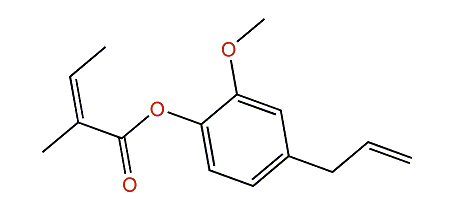 4-Allyl-2-methoxyphenyl (Z)-2-methyl-2-butenoate